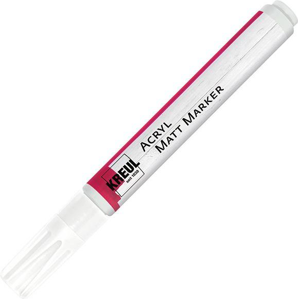 Immagine prodotto Kreul Pennarello acrilico opaco medio (Bianco, 4 mm, 1 x)