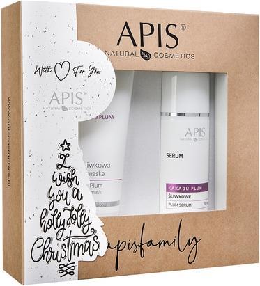 Apis Apisset Weihnachtsset Kakadu Pflaume Pflaumenmaske 200ml und Pflaumenserum 100ml