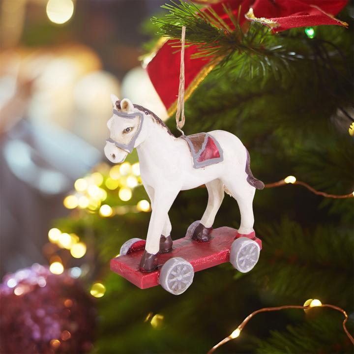 Produktbild Casativo 2er-Set Weihnachtsbaumanhänger Hirsch & Pferd (2 -teilig)