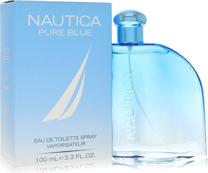 Actual product image Nautica Pure Blue Eau De Toilette 3.3 Fl Oz (Eau de toilette, 100 ml)