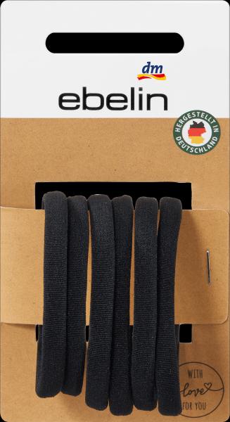 Produktbild dm ebelin Haargummi schwarz weich (Haargummi)