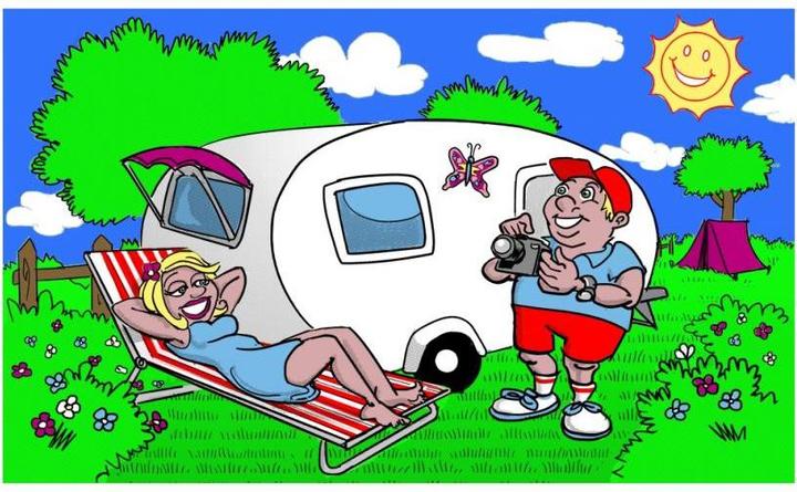 Produktbild trends4cents Flagge CAMPING 90 x 150 cm