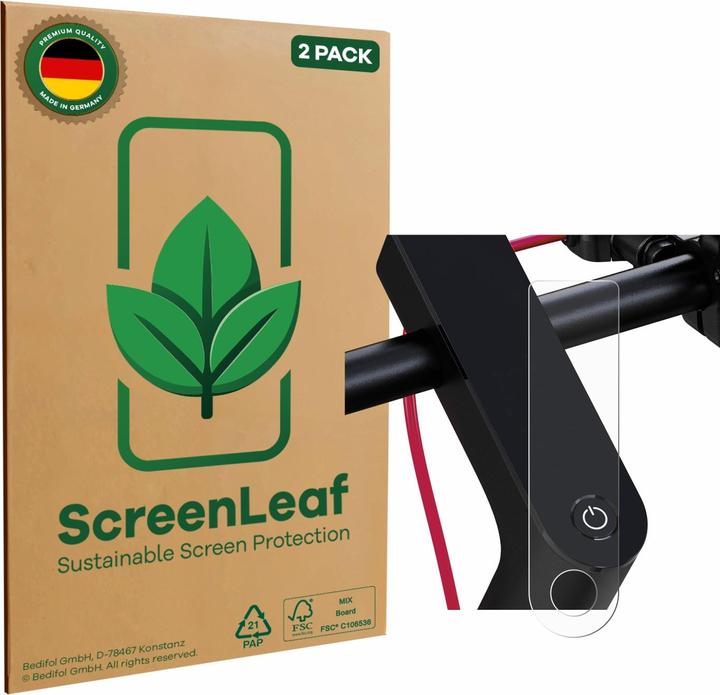 Produktbild ScreenLeaf Schutzfolie nachhaltiger Displayschutz Display Schutz Folie Klar Transparent