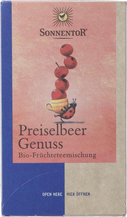 Actual product image Sonnentor Preiselbeer Genuss Tee (2.50 g)