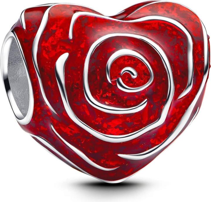 Immagine prodotto Pandora Fascino del cuore rosa (Sterling silver, Vernice a smalto)