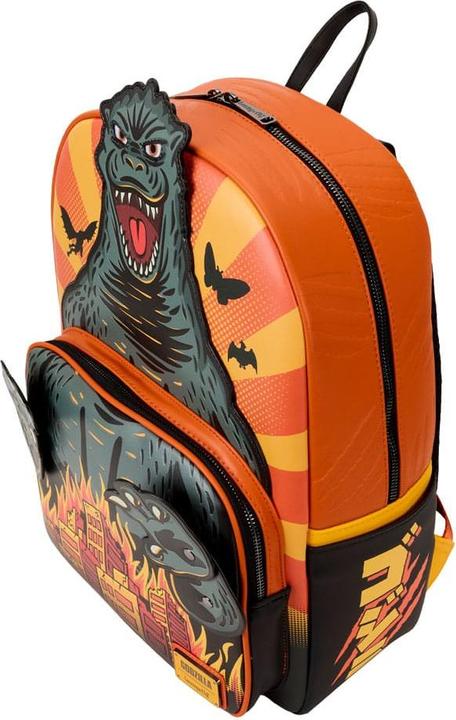 Actual product image Loungefly Toho by Full-Size Backpack Godzilla Cosplay
