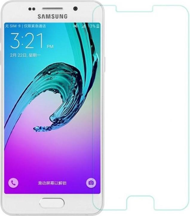 Productafbeelding Screenguard Samsung Galaxy A3 2016 Beschermend Glas Film Hoesje Vriendelijk Ontwerp (1 Stuk, Samsung Galaxy A3 (2016))