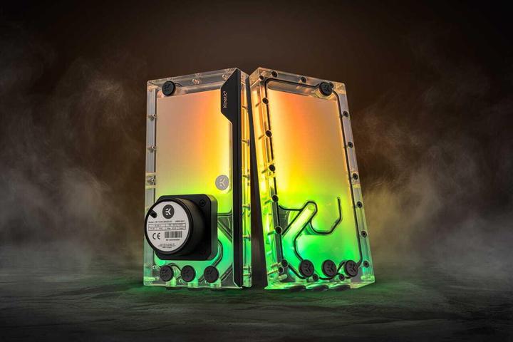 Produktbild EKWB EK-Quantum Kinetic3 FLT D5 PWM Ausgleichsbehälter-Pumpen-Kombination - 240mm, D-RGB