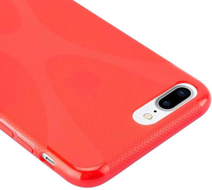 Actual product image Cadorabo TPU X-Line Cover (Apple iPhone 7s Plus, Apple iPhone 7 Plus)