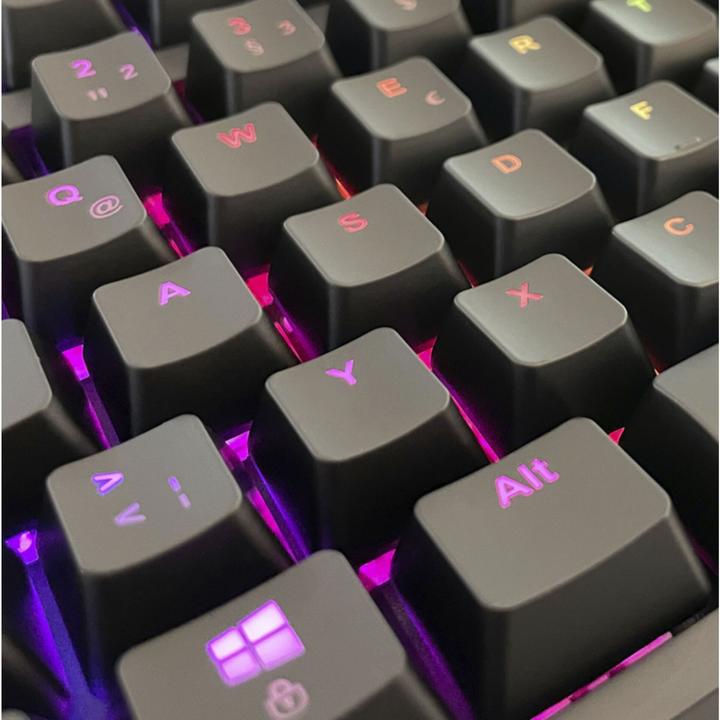 Actual product image LC-Power LC-KEY-MECH-2-RGB-C-W (DE, Wireless, Cable)