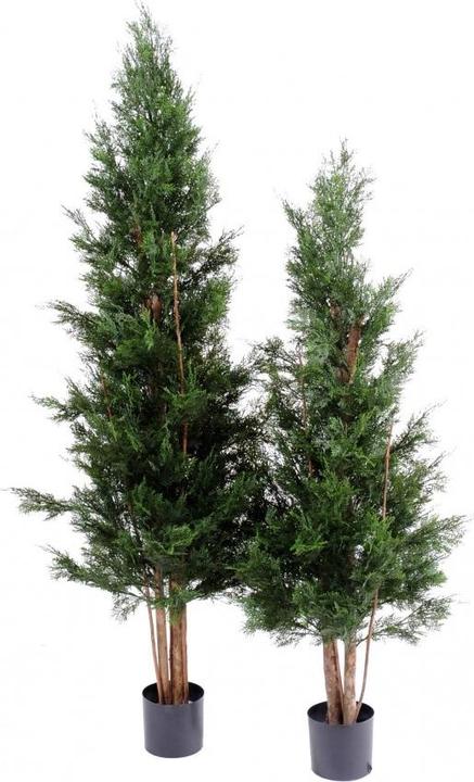 Produktbild Greendeco Künstliche Zypresse Thuja, ca. 180cm (UV-Beständig) (180 cm)