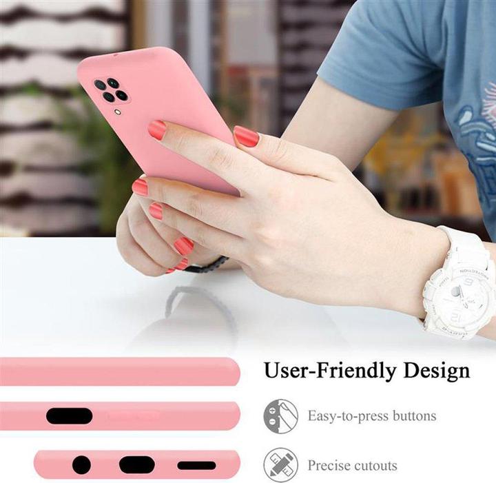 Actual product image Cadorabo TPU Liquid Silicone Case Cover (Huawei Nova 6 SE, Huawei Nova 7i, Huawei P40 Lite)