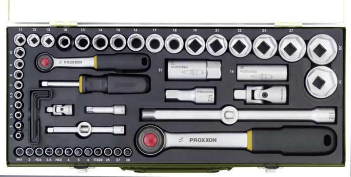 Actual product image Proxxon Complete socket wrench set (12.5 mm)