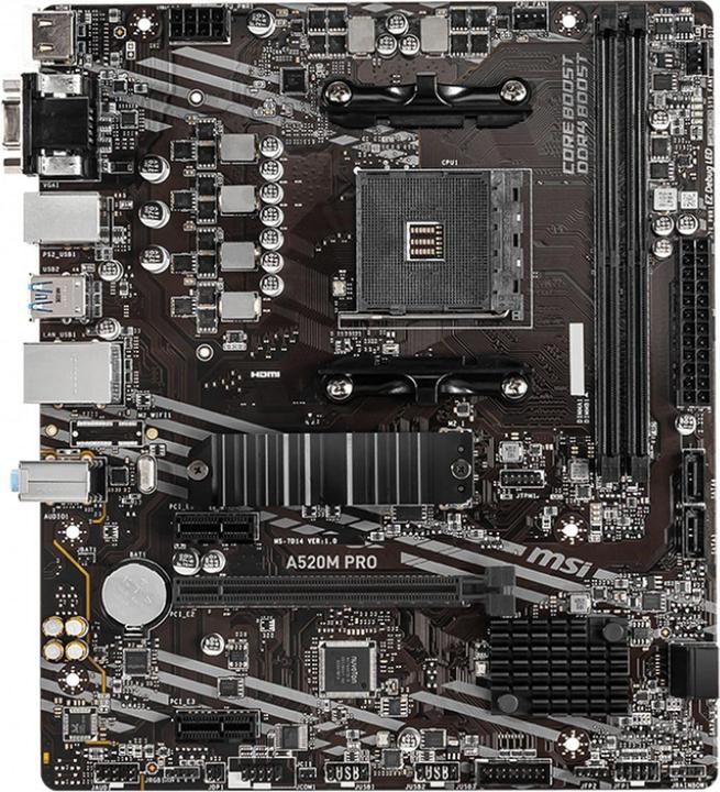 Produktbild MSI A520M Pro (AM4, AMD A520, mATX)