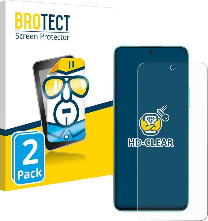 Produktbild BROTECT Schutzfolie Displayschutz Klar (2 Stück, Honor X8a)