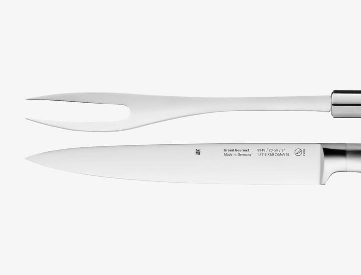Actual product image WMF Carving Set Grill Set Meat Knife Meat Fork 2pcs BBQ Stainless Steel (32 cm)