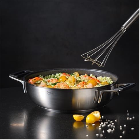 Image du produit Rösle Servierpfanne SILENCE PRO Stahlgrau (24 cm, Poêle à frire, Acier inoxydable)