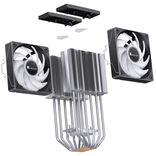 Produktbild Jonsbo CR-3000E CPU-Kühler, Dual-Tower, ARGB, 260W TDP - schwarz, 120mm