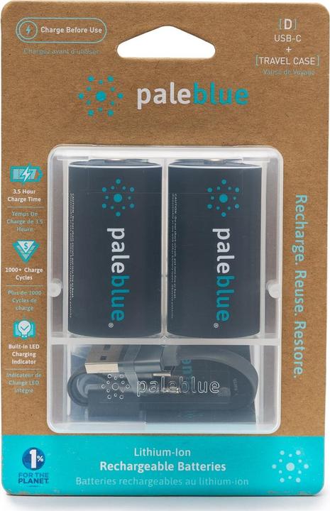 Immagine prodotto Pale Blue Battery D USB-C (2 pz., D, 5000 mAh)
