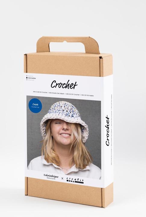 Immagine prodotto Creativ Company Kit Artigianato - Uncinetto - Cappello a secchiello (977646)