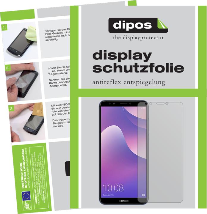 Actual product image Dipos Screen Protector Anti-Glare (1 Piece, Huawei Y7 Prime (2018))