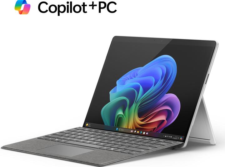 Produktbild Microsoft Surface Pro – Copilot+ PC (mit Netzteil) – 11. Edition (13", Snapdragon X Elite X1E-80-100, 16 GB, 1000 GB, Ohne Tastaturlayout)
