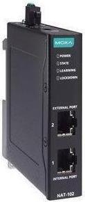 Moxa NAT-102 - 2-port industrial Network Address Translation (NAT) devices, -10 to 60C operatin