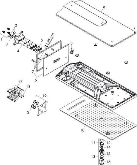 Immagine prodotto hansgrohe Soffione Rainmaker Select 580 3jet : Colore - Bianco/Cromo (3 Tipi di raggi, 20 l/min)