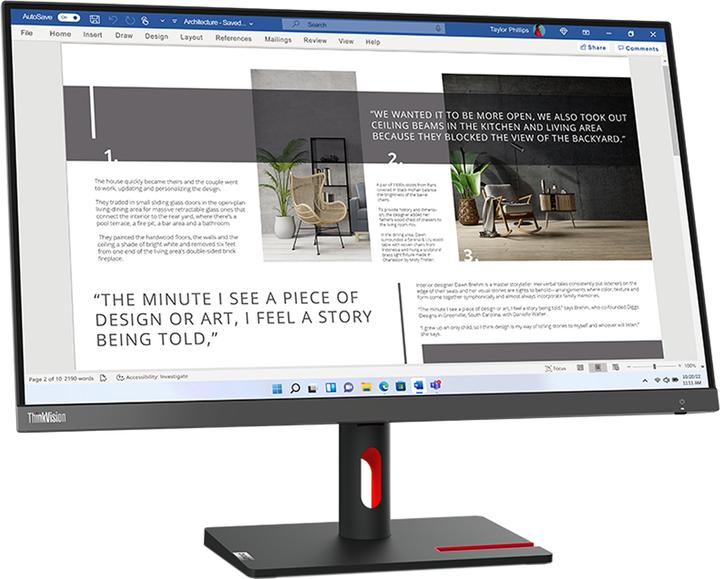 Produktbild Lenovo ThinkVision S27i-30 (1920 x 1080 Pixel, 27")