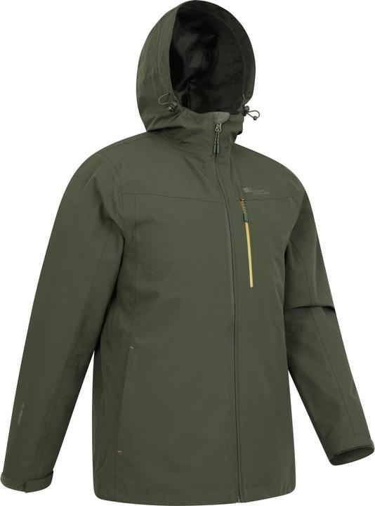 Immagine prodotto Mountain Warehouse Brisk Extreme Giacca Impermeabile Blocchi di colore Uomo (3XL)