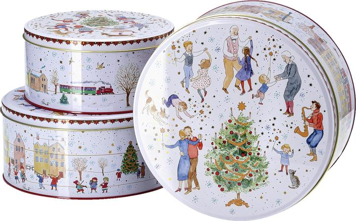 Image du produit Hutschenreuther Collection 2023 Sons de Noël Boîtes à biscuits Set3 (1 -pièce)