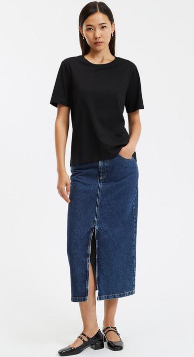 Produktbild La Redoute Collections T-Shirt mit rundem Ausschnitt und kurzen Ärmeln (L)