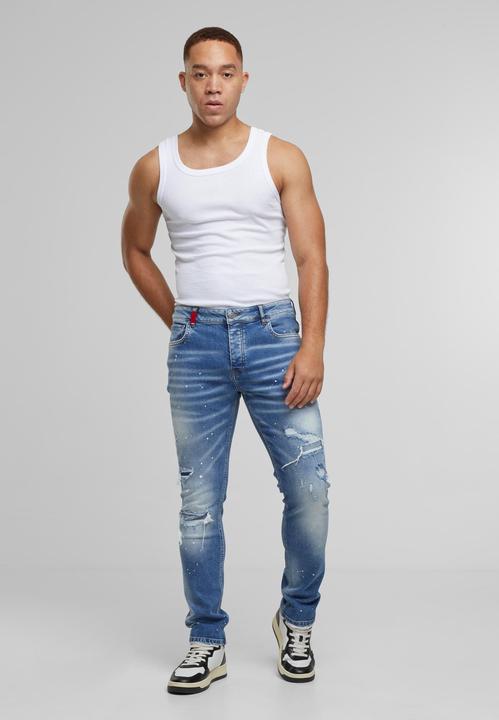 Produktbild 2Y Premium 2Y VICTOR RIPPED SLIM FIT JEANS - 184629 (32)