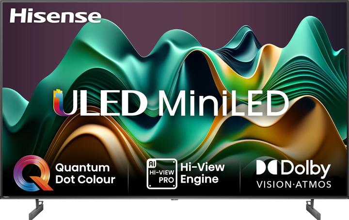 Immagine prodotto Hisense TV 75U6NQ (189 cm (75 pollici), nero/grigio scuro, UltraHD/4K, triplo sintonizzatore, Mini LED) (75", LED, 4K, 2024)