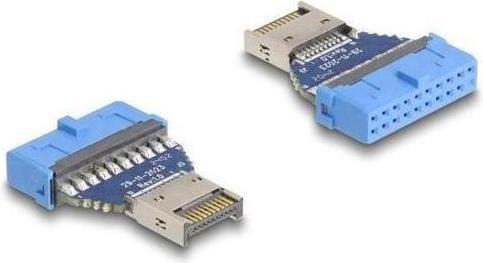 Produktbild Delock USB 5 Gbps Adapter Pfostenstecker zu intern USB Typ-E (0.03 m, USB 3.2 Gen 1)