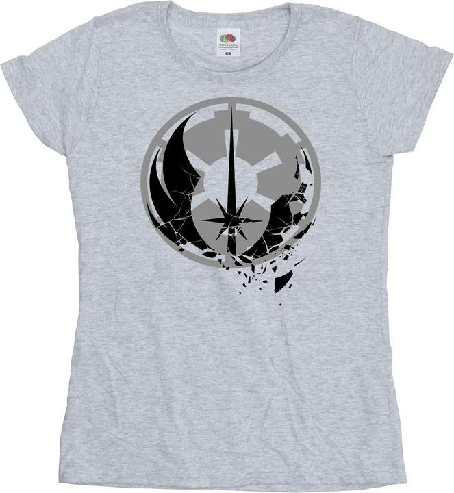 Produktbild Star Wars ObiWan Kenobi Fractured Logos TShirt (XXL)