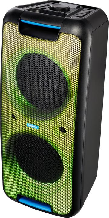 Actual product image Medion P61080 party sound system partyspeakers incl. microfoon, karaoke, oplaadbare batterij, Bluetooth, ec (4 h, Electrical connection)