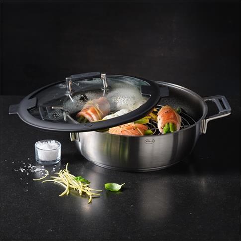 Immagine prodotto Rösle Vaporetto Silence PRO Aroma Ø28cm (28 cm, Cucina a vapore, Acciaio inossidabile)