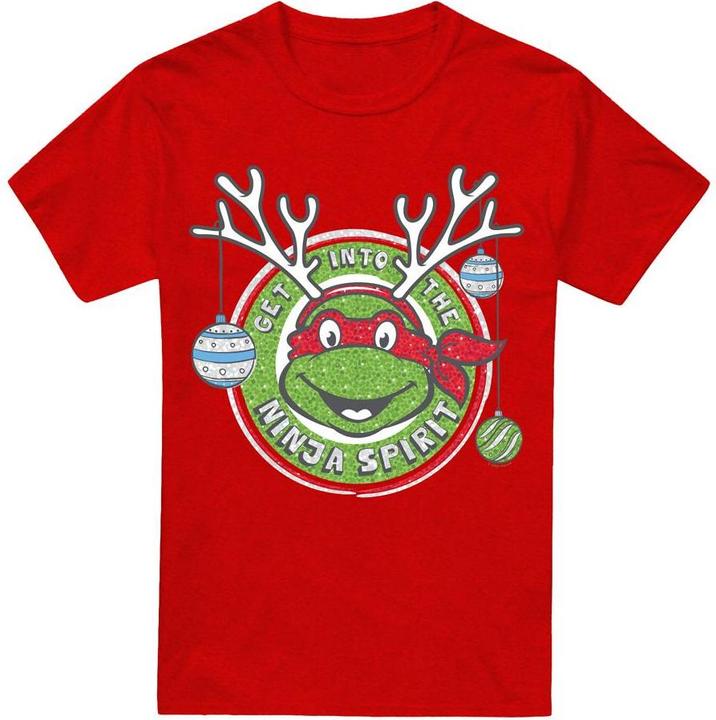Produktbild Teenage Mutant NT Into The Ninja Spirit TShirt weihnachtliches Design (L)