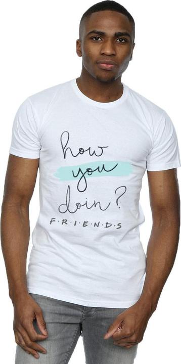 Immagine prodotto Friends How You Doin? Handwriting Maglietta Uomo (XL)
