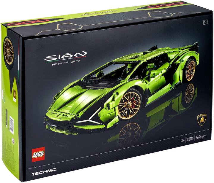 Produktbild LEGO Lamborghini Sián FKP 37 (42115, LEGO Technic, LEGO Seltene Sets)