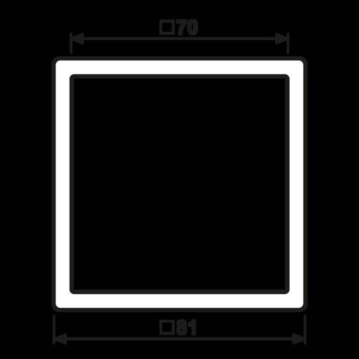 Image du produit JUNG Cadre simple AL2981D Aluminium