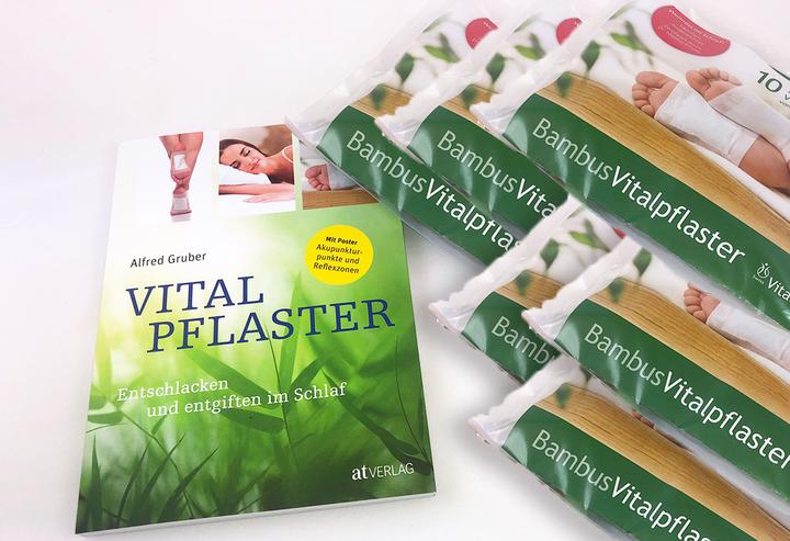 Produktbild SwissVitalWorld 60 Bambuspflaster und Buch Vital Pflaster (60 x)