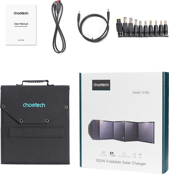 Image du produit Choetech Chargeur solaire SC009-V2 (100 W, 4 kg)