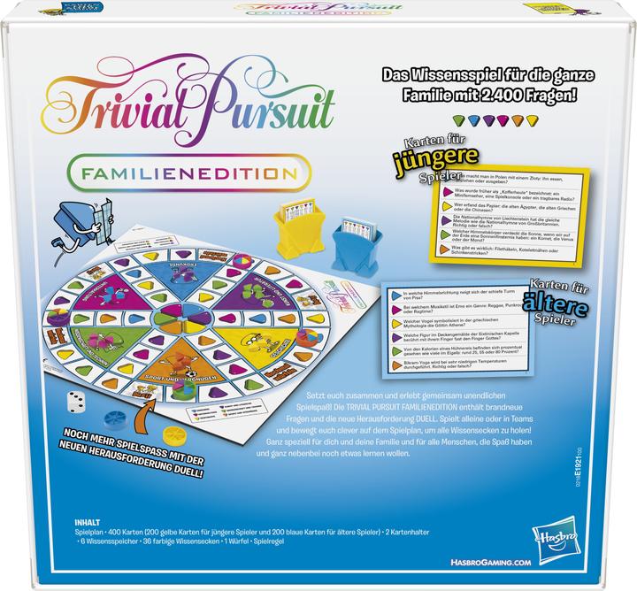 Immagine prodotto Hasbro Gaming Edizione Trivial Pursuit Family (Tedesco)