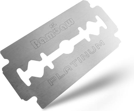 Actual product image Bam Baw Safety razor blades (1 x)