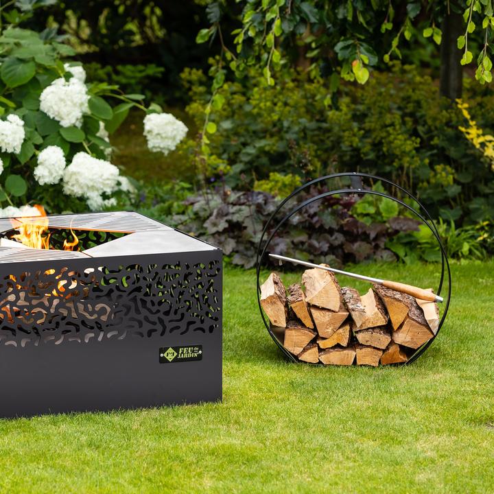 Productafbeelding Feu du Jardin Hout-Rack REQ Rond (30 cm)