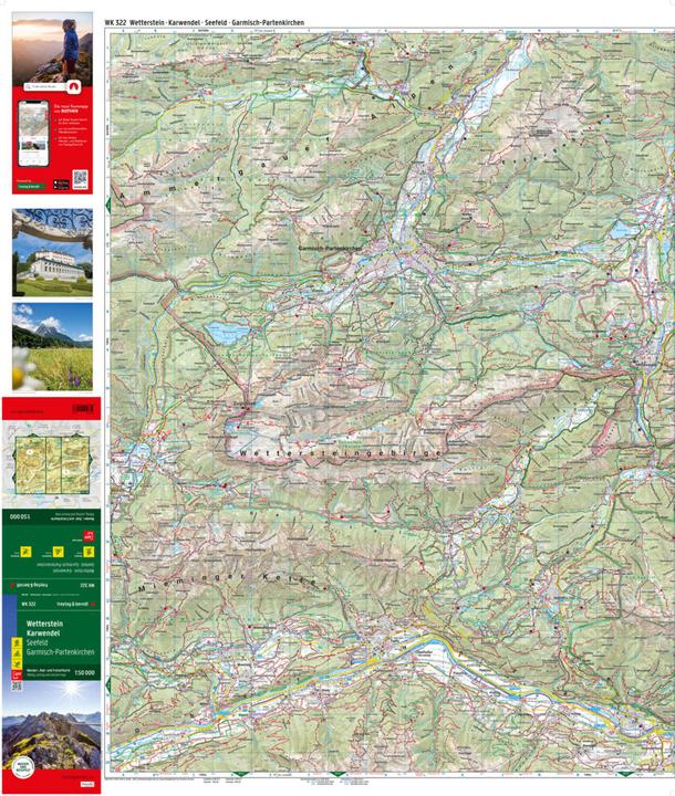 Image du produit Wetterstein - Karwendel, carte de randonnée, de cyclisme et de loisirs 1:50 000, freytag & berndt