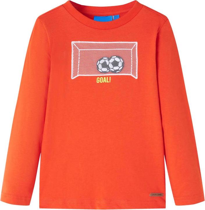Produktbild VidaXL Kinder-Langarmshirt Hellorange 104,Material: 100 (104)