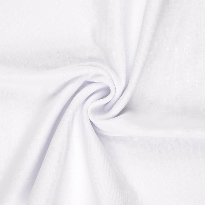 Actual product image Stoffrestposten Fine rib cuff - Snow white - Minimum selling quantity: 1 metre